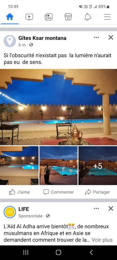 Ksar Montana Hotel, Chambres Piscine Taforhalt Bagian luar foto